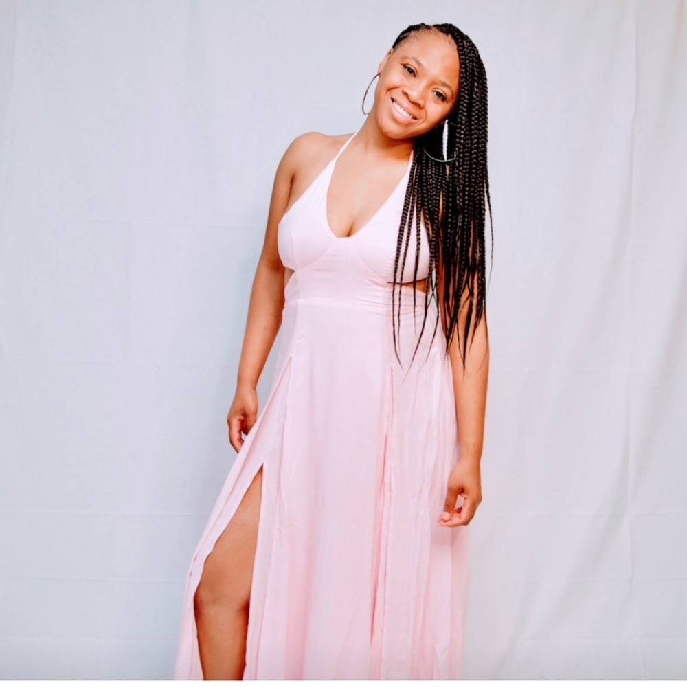 Pink Maxi Dress